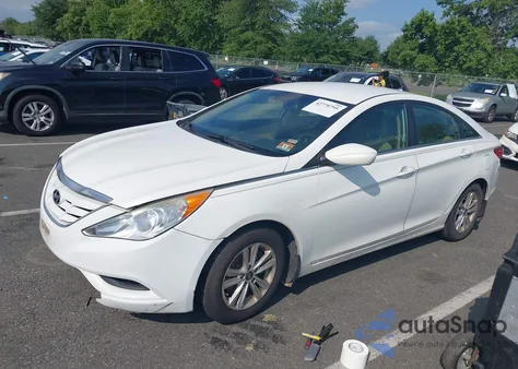 2012 Hyundai Sonata Gls из США, поврежденный, VIN 5NPEB4AC5CH496601